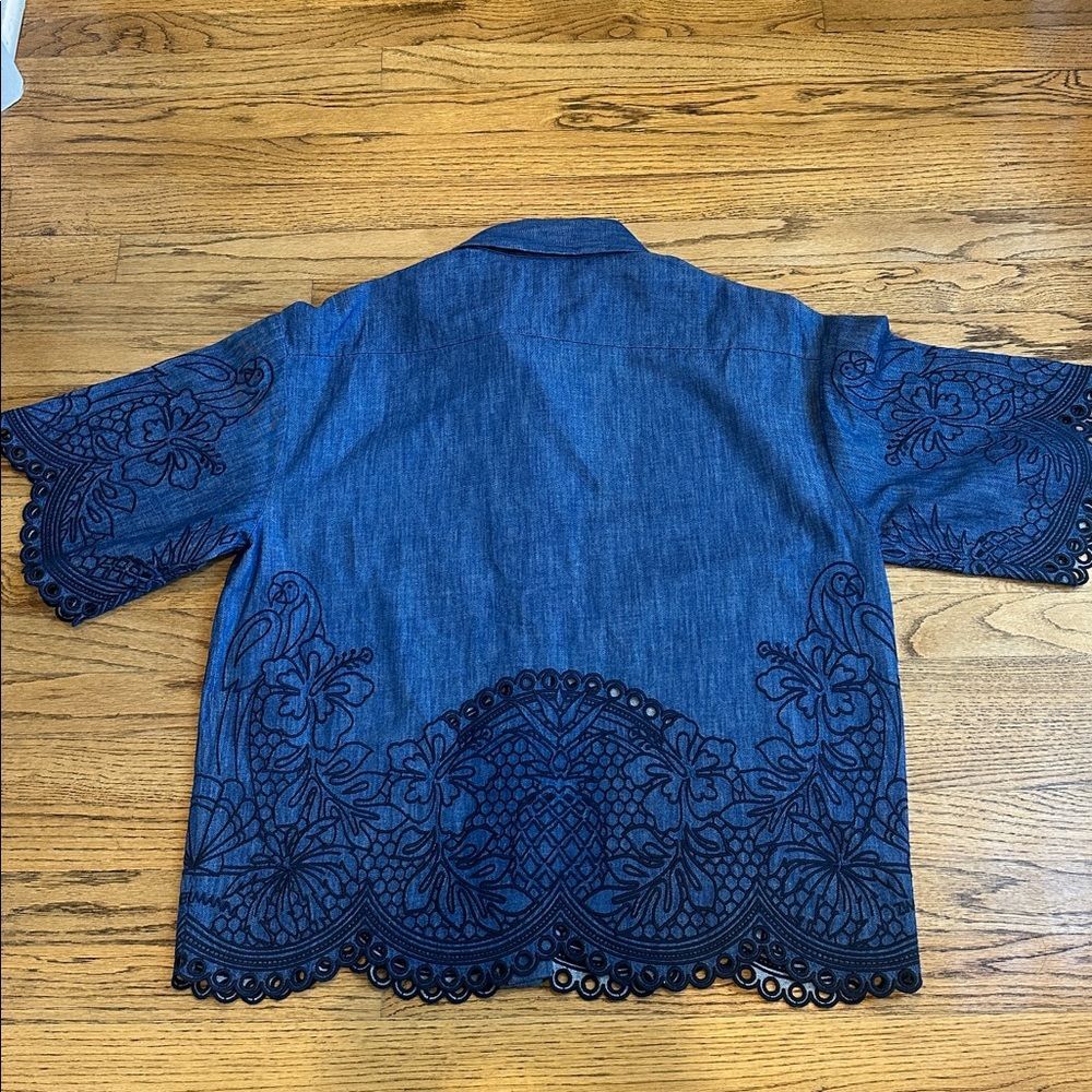 Zimmermann Coco Embroidered Denim Shirt - Picture 7 of 7